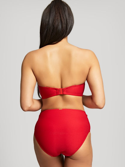 PANACHE - MARIANNA HIGH WAIST BRIEF IN CRIMSON