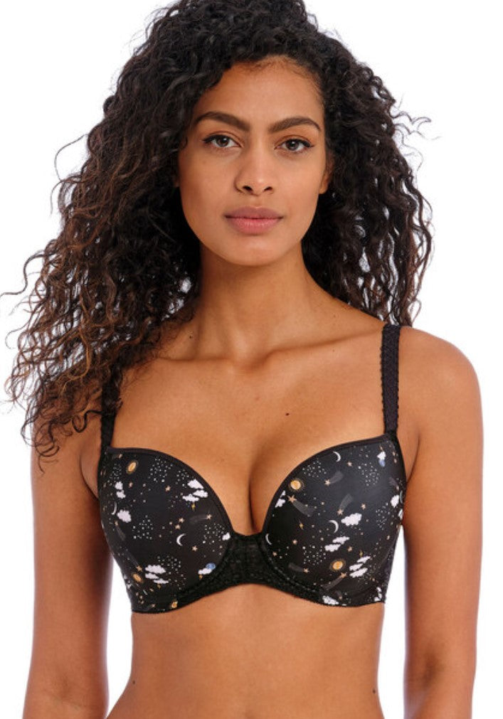 FREYA - DAYDREAMING MOULDED PLUNGE BRA IN CELESTIAL