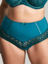 SCULPTRESSE - ESTEL HIGH WAIST BRIEF IN EMERALD