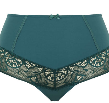 SCULPTRESSE - ESTEL HIGH WAIST BRIEF IN EMERALD