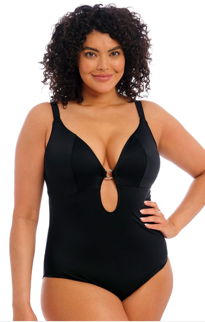 ELOMI - PLAIN SAILING NON WIRED SWIMSUIT IN BLACK