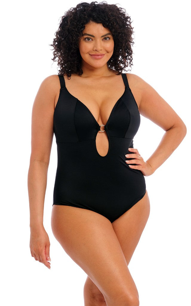 ELOMI - PLAIN SAILING NON WIRED SWIMSUIT IN BLACK