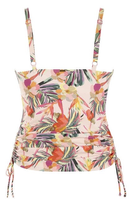 PANACHE - PARADISE TANKINI TOP IN TROPICAL PINK