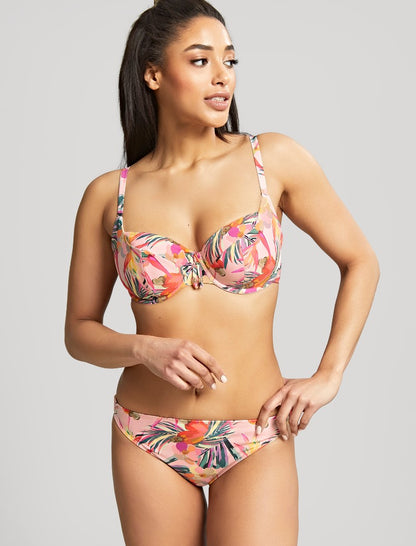 PANACHE - PARADISE CLASSIC BIKINI BRIEF IN TROPICAL PINK