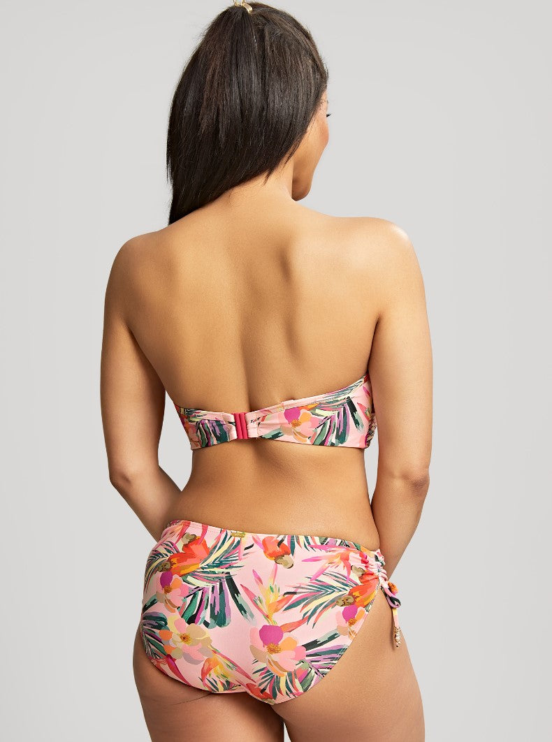 PANACHE - PARADISE MIDI BIKINI BRIEF IN TROPICAL PINK