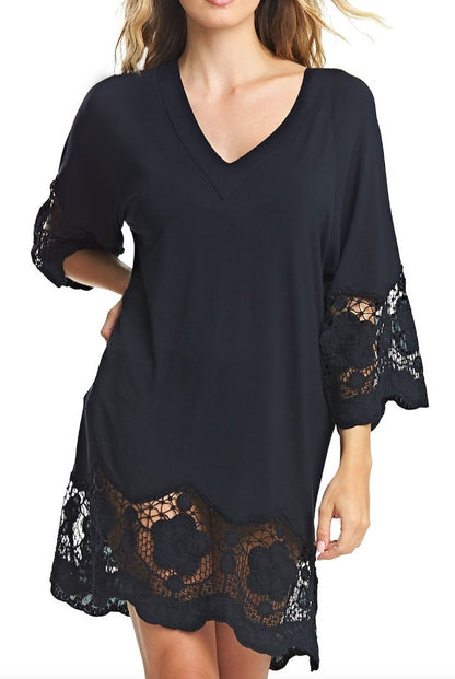 Fantasie - Dione black tunic