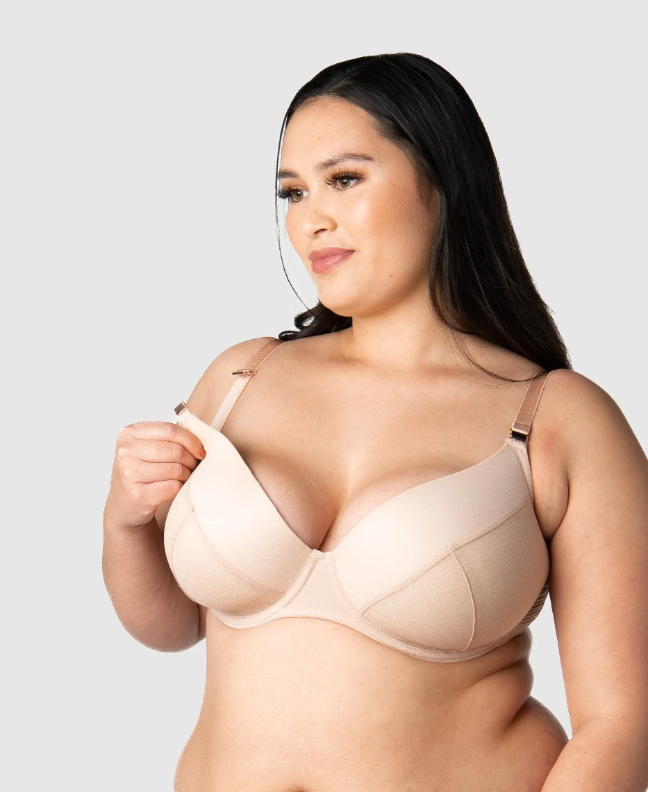 HOTMILK - LUNAR ECLIPSE NURSING BRA IN CASHMERE