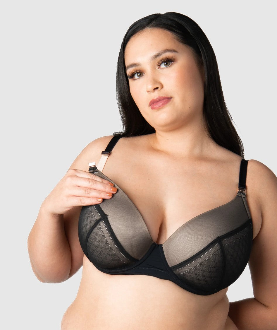 HOTMILK - LUNAR ECLIPSE NURSING BRA IN BLACK