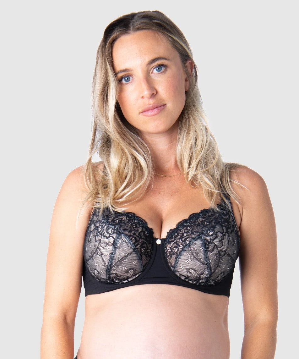 HOTMILK - TEMPTATION NURSING BRA IN BLACK