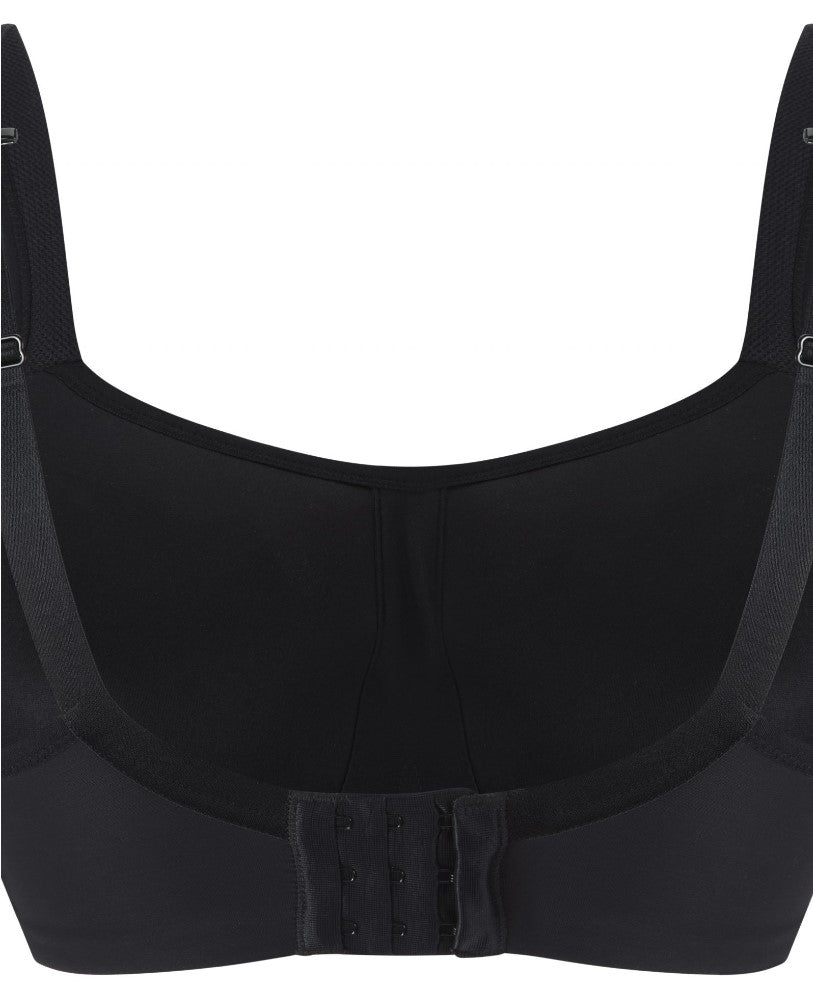 PANACHE - UNDERWIRED SPORTS BRA IN BLACK