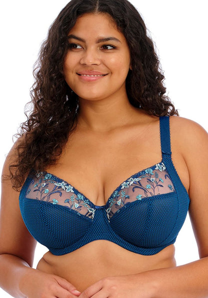 ELOMI - CHARLEY PLUNGE BRA IN PETROL