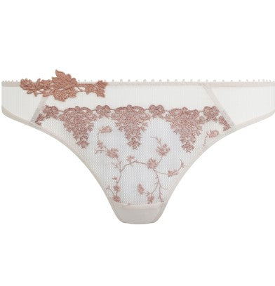 PASSIONATA - WHITE NIGHTS THONG IN PEARL