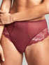 PANACHE - SABRINA BIGH WIST BRIEF IN RED ROSE