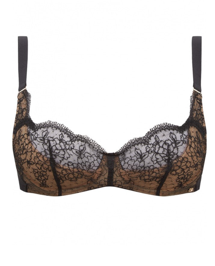 GOSSARD - VIP DEVOTION BALCONY BRA IN BLACK