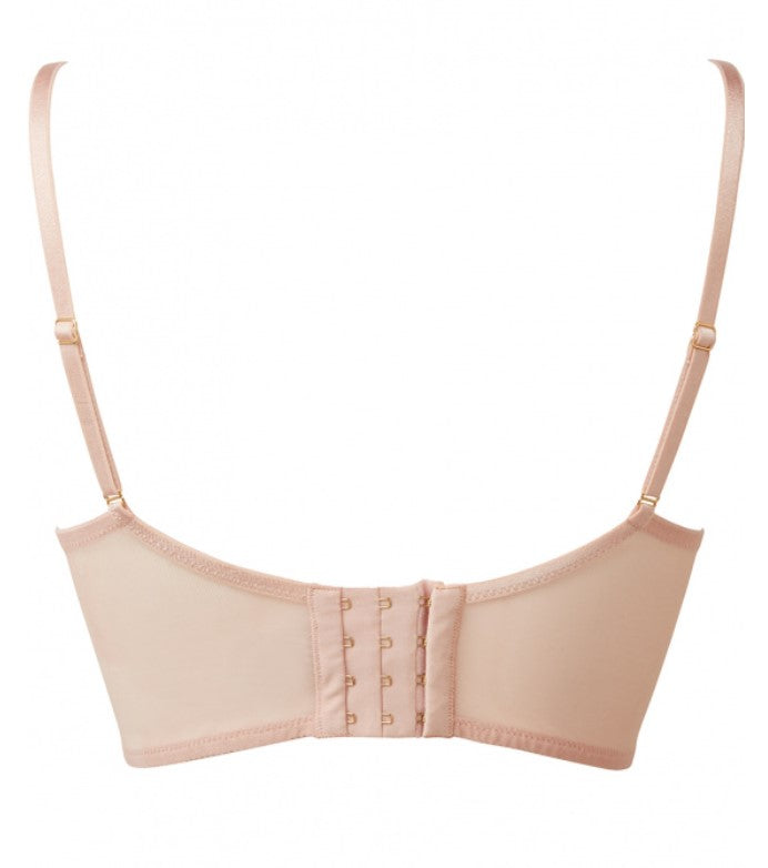 GOSSARD - ENCORE PADDED LONG LINE PLUNGE BRA IN BLUSH