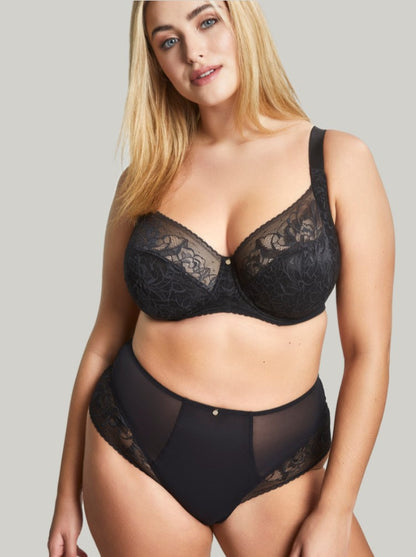 SCULPTRESSE - DREAM PLUNGE BRA IN BLACK