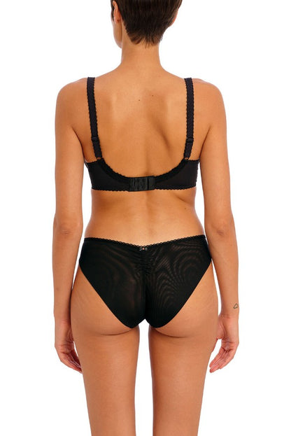 FREYA - ROSE BLOSSOM BRIEF IN BLACK