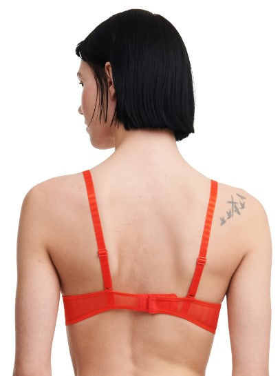 PASSIONATA - REBECCA PLUNGE BRA IN FLAME RED