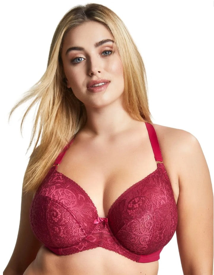 Sculptresse - Estel plunge bra in berry