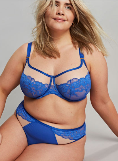 SCULPTRESSE - JOSEPHINE BRIEF IN COBALT AND LATTE