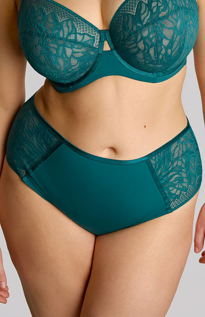 SCULPTRESSE - Sophia Deep Brief in Teal