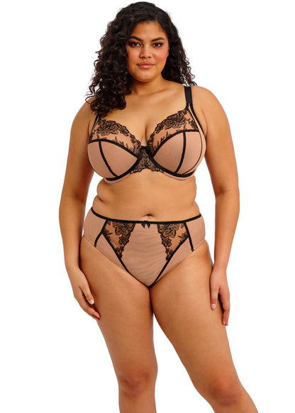Elomi - Teagan Cafe Au Lait High Leg Brief