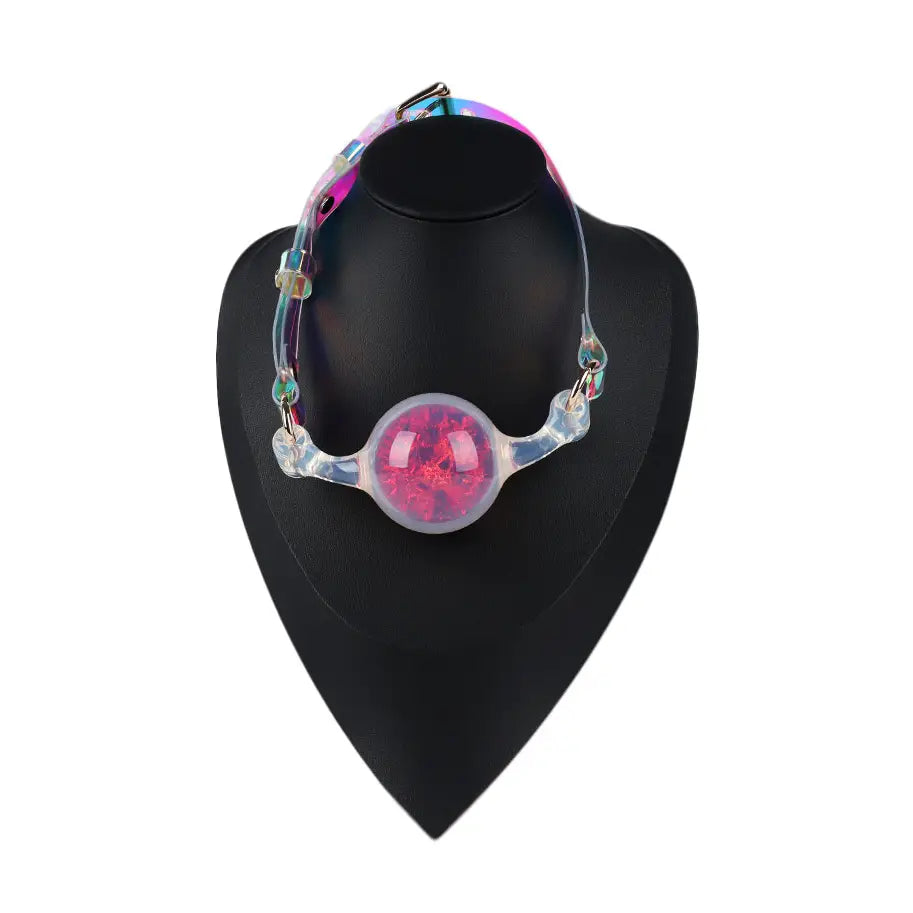 ANON SECRETS - Crystal Ball Gag - Red