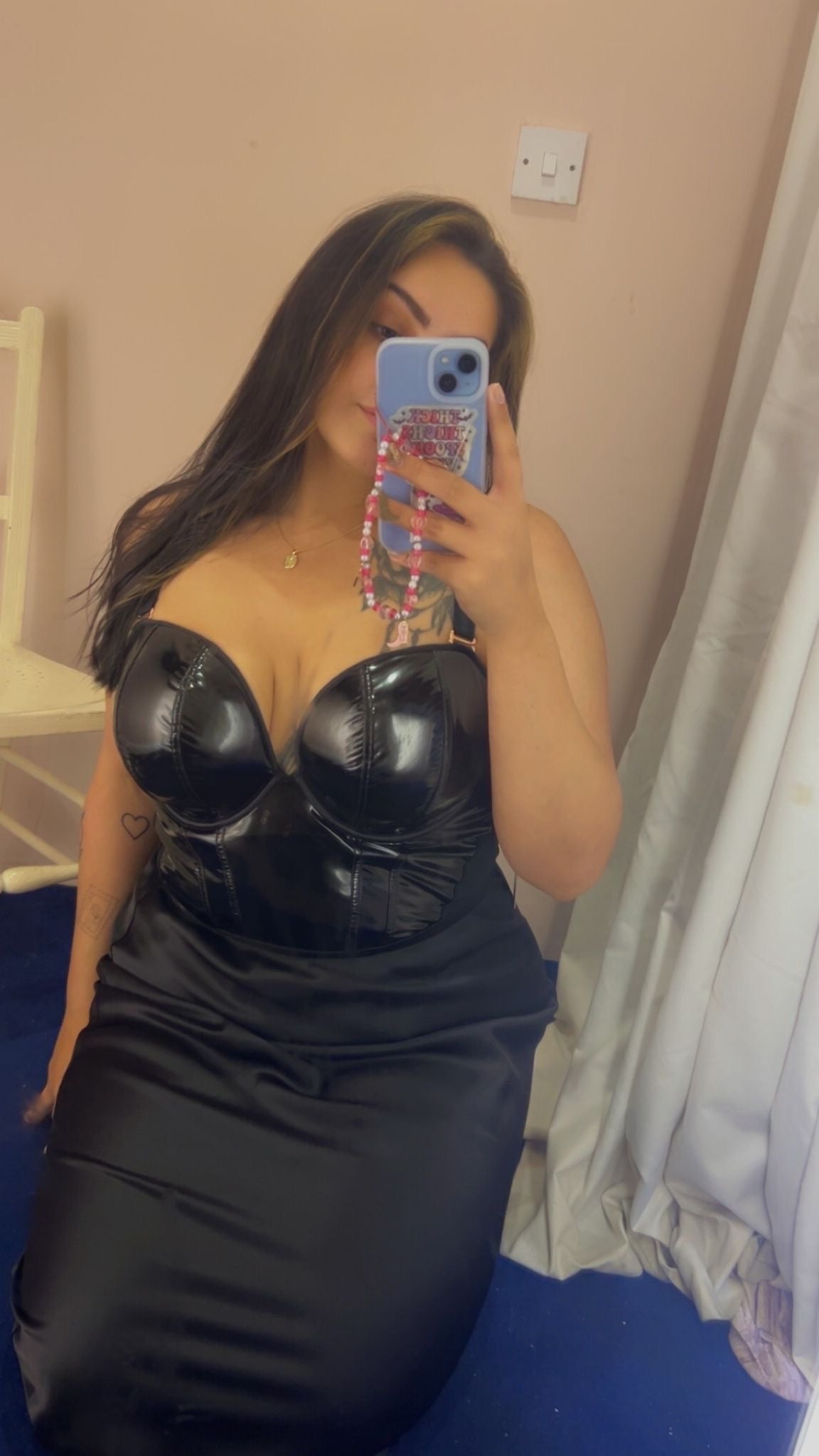 Scantilly - Classique Plunge Strapless Padded Body Black