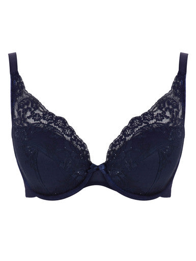 PANACHE - ANA PADDED PLUNGE BRA IN MIDNIGHT SEQUIN