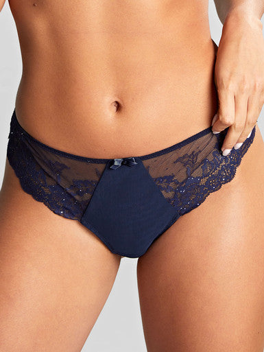 PANACHE - ANA THONG IN MIDNIGHT SEQUIN