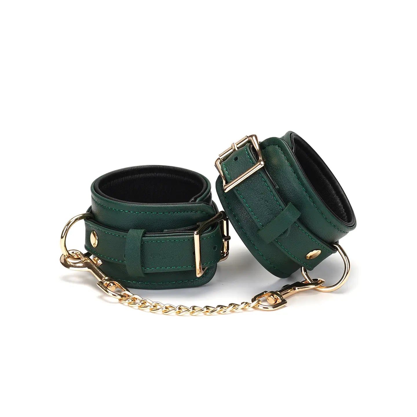 ANON SECRETS - Mossy Chic LEATHER ANKLE CUFFS