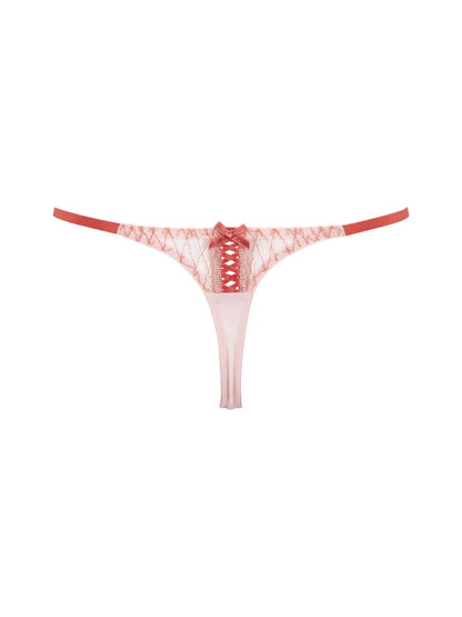 GOSSARD - Lacage Thong in Rose