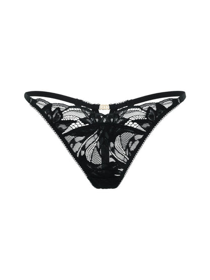 GOSSARD - Lace Soiree Thong - Black