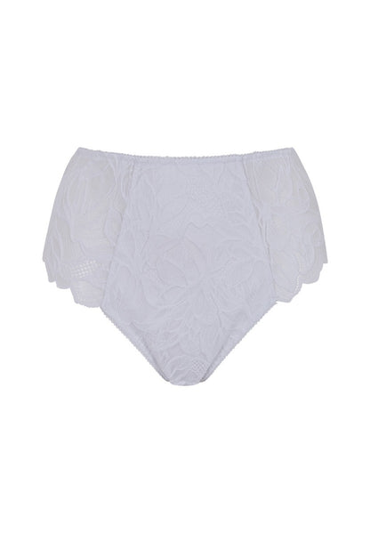 GOSSARD - Lace Soiree High Waist Brief - White