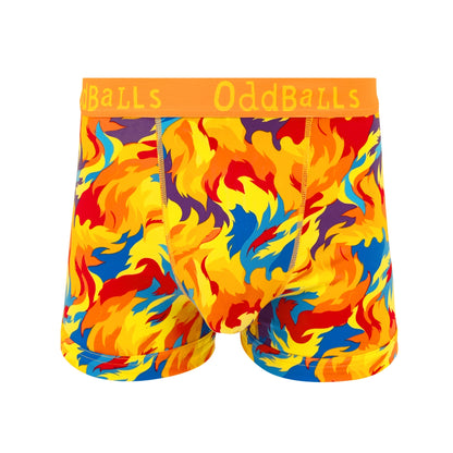 Oddballs - The Rolling Stones - Great Balls of Fire - Mens Cotton Boxer Shorts