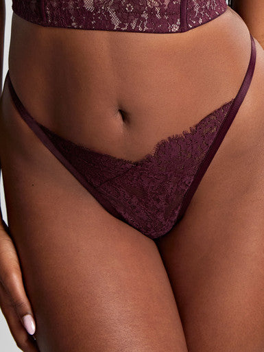 PANACHE - CARMEN THONG IN MULBERRY