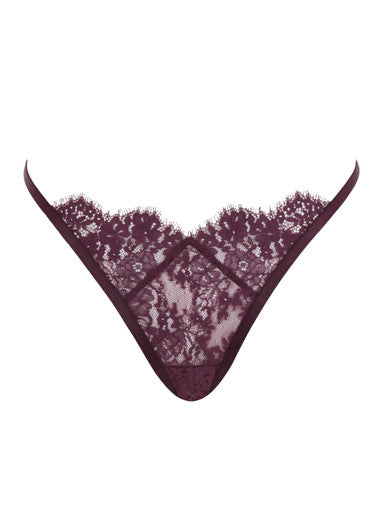 PANACHE - CARMEN THONG IN MULBERRY