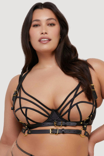 ANON SECRETS - CHEST HARNESS IN BLACK