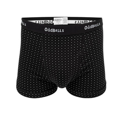 Oddballs -Grapes - Classic Polka Dot - Mens Cotton Boxer Shorts