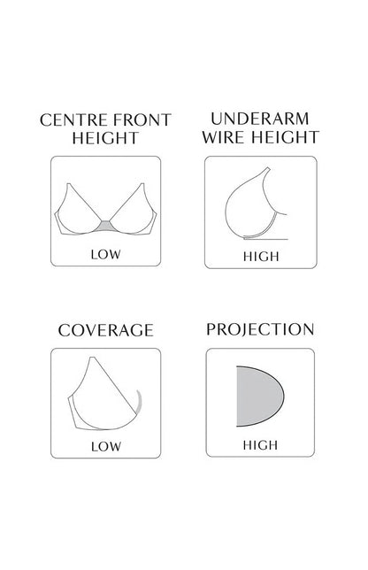 SCULPTRESSE - Sophia Full Cup Bra in Dusky Blue