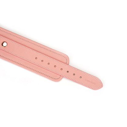 ANON SECRETS - Pink Dream Leather Wrist Cuffs Handcuffs
