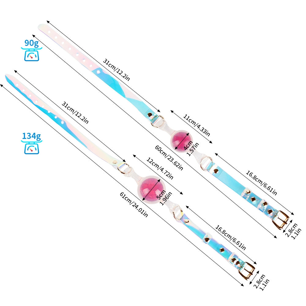 ANON SECRETS - Crystal Ball Gag - Red