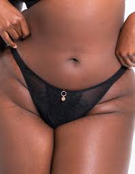 SCANTILLY - Unveiled Brazilian Brief in Black