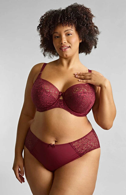 SCULPTRESSE - ESTEL FULL CUP BRA IN Cherry Red