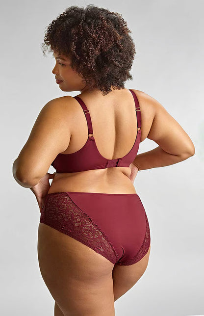 SCULPTRESSE - ESTEL HIGH WAIST BRIEF IN Cherry Red