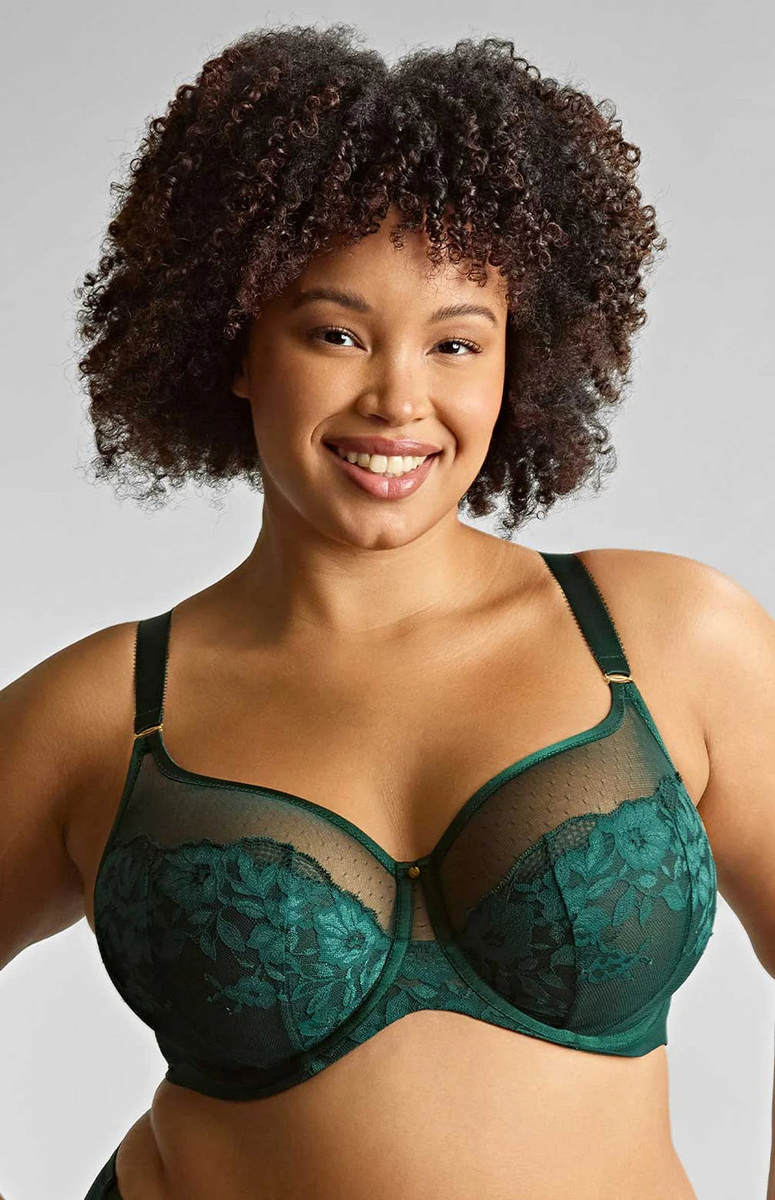SCULPTRESSE - JOSEPHINE FULL CUP BRA IN Forest Green