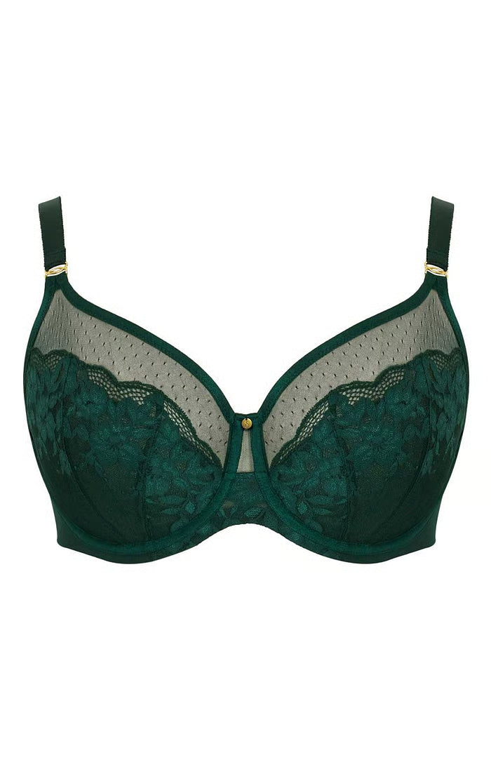 SCULPTRESSE - JOSEPHINE FULL CUP BRA IN Forest Green
