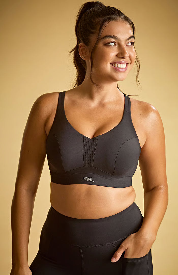 PANACHE - Endurance WIRED SPORTS BRA IN BLACK
