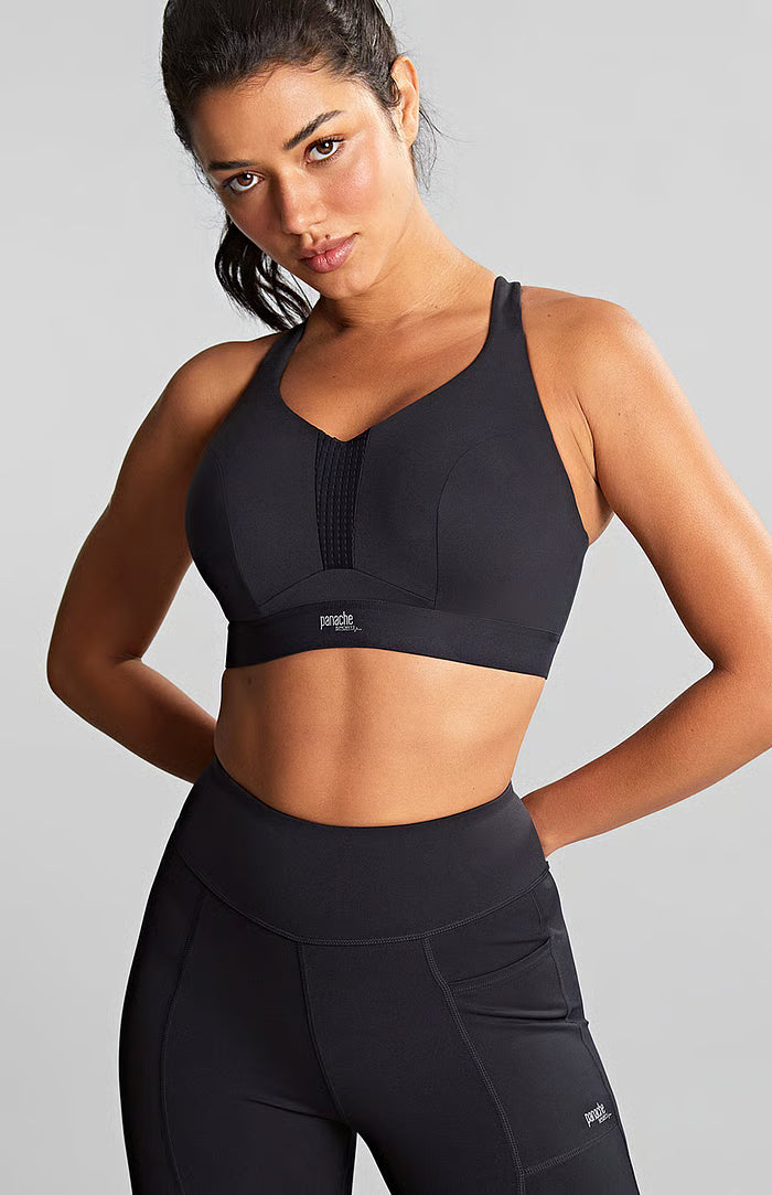PANACHE - Endurance WIRED SPORTS BRA IN BLACK