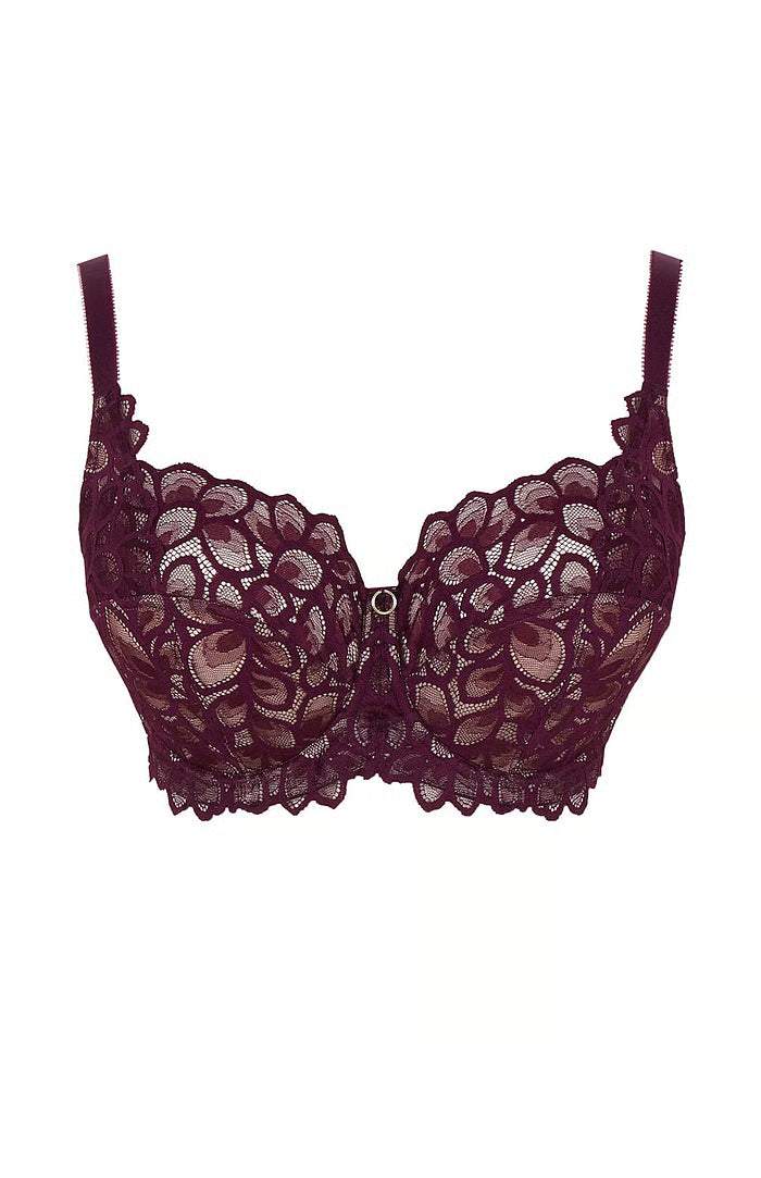 PANACHE - ALLURE FULL CUP BRA IN plum